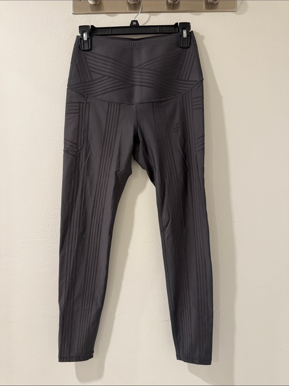 Fanka Body Sculpt Resistance Leggings XL Dark Gray High Rise Compression